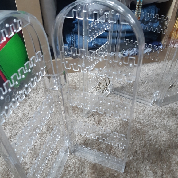 Set of 2 foldable earring storage racks - Picture 5 of 9